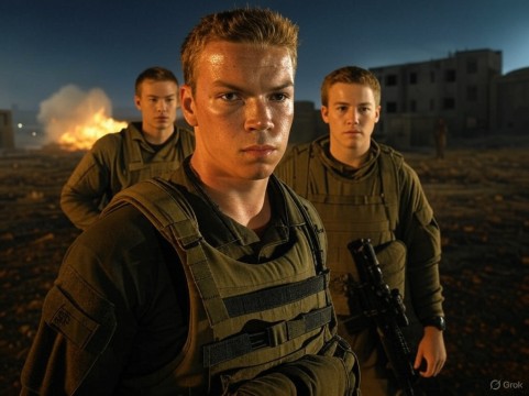 A still from the film Warfare directed by Alex Garland and Ray Mendoza !