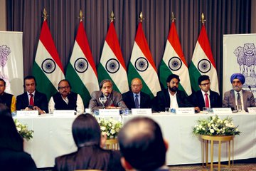 All-party delegation led by Congress MP Shashi Tharoor in Colombia held a press conference !