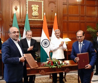 EAM S Jaishankar with Iran's FM Seyed Araghchi !