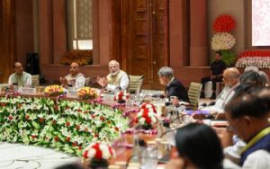 Tenth Governing Council meeting of Niti Aayog in New Delhi !