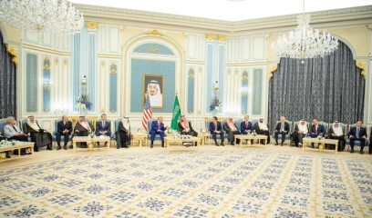 US President Donald Trump in Riyadh !