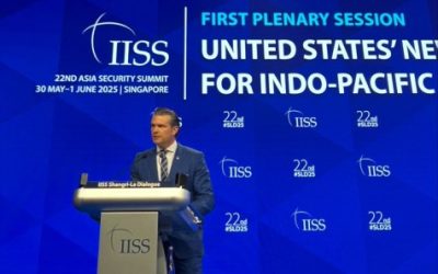 US Secretary of Defence Pete Hegseth at Shangri-La Dialogue !