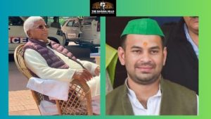 RJD chief Lalu Prasad Yadav and his son Tej Pratap Yadav !