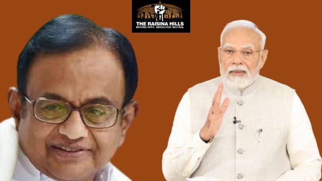 Congress leader P Chidambaram and PM Narendra Modi !
