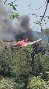 Debris of Air India Flight crash in Ahmedabad!