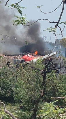 Debris of Air India Flight crash in Ahmedabad!