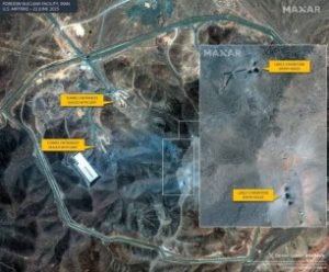 Maxar images of damaged Fordow Nuclear Facility in Iran!