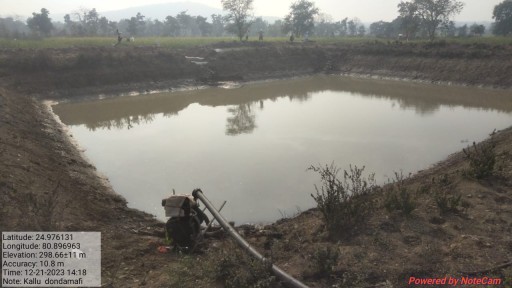 Pond built in Uttar Pradesh!