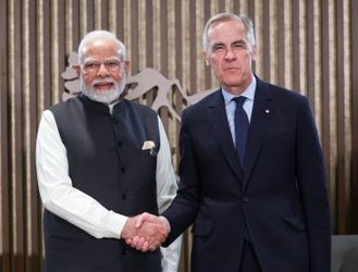 Prime Ministers of India and Canada Narendra Modi and Marc Carney on sidelines of G7 Summit!