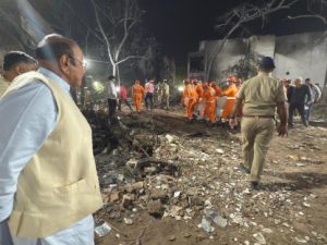 Rescue operation at Air India plane crash site in Ahmedabad!