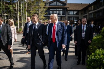 US President Donald J. Trump and President of France Emannuel Macron!