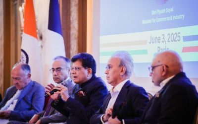 Union Minister Piyush Goyal during India-France Business Conference on June 4!