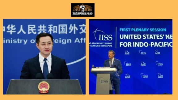 Lin Jian, Spokesperson of China's Foreign Affairs Ministry, and Pete Hegseth, US Secretary of Defence !