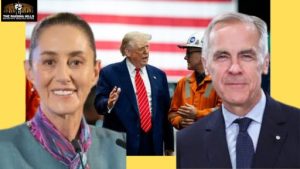 Mexico’s President Claudia Sheinbaum (Left), US President Donald Trump (Centre), and Canadian Prime Minister Mark Carney (Right)!