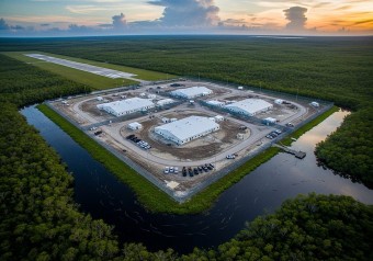 Alligator Alcatraz Detention Centre in the US!