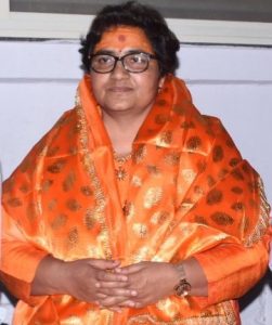 Former BJP MP from Bhopal Pragya Thgakur!