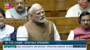 Prime Minister Narendra Modi in the Lok Sabha on Tuesday!