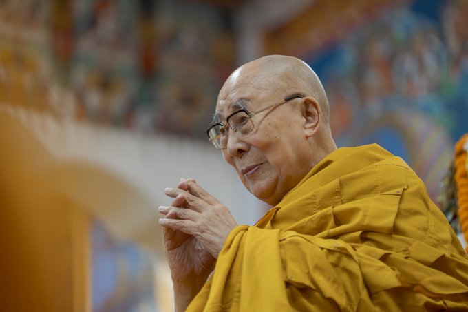 The 14th Dalai Lama, Tenzin Gyatso, in Dharamshala.