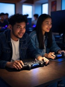 Representative image of online gaming in India!