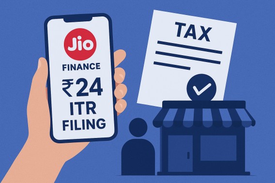 a representative image for: Jio Finance’s ₹24 ITR Filing!
