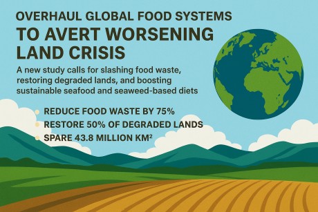 UN Scientists Urge Radical Food System Reform to Halt Global Land Degradation!