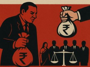 A representative image of banking and corporate fraud in India!