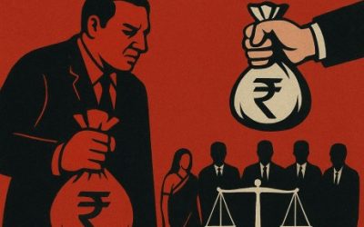 A representative image of banking and corporate fraud in India!