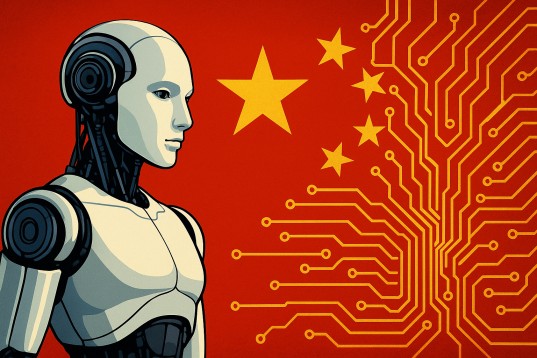 A representative image of China's robotics foray!