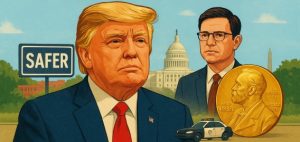 A representative image for Trumpian narrative for Nobel peace prize!