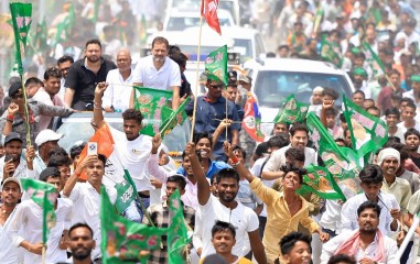 Congress leader Rahul Gandhi during Bihar yatra!