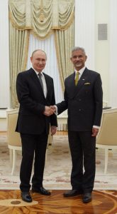 EAM S Jaishankar called on Russian President Vladimir Putin at the Kremlin today!