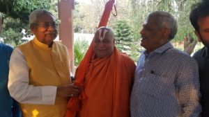 Former Rajya Sabha MP Prabhat Jha with Bihar CM Nitish Kumar!