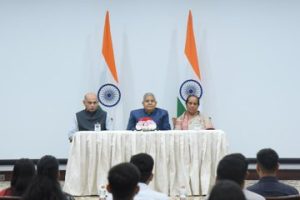 Former Vice-President Jagdeep Dhankhar at a Rajya Sabha Internship Programme!