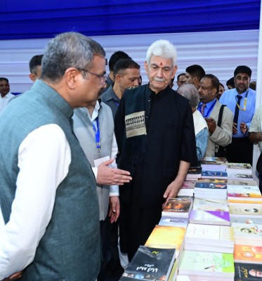 J&K LG Manoj Sinha at a book event on Saturday!