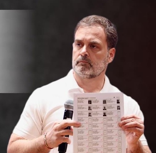 Leader of the Opposition in the Lok Sab ha Rahul Gandhi!