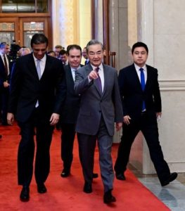 China FM Wang Yi met with a delegation from the USCBC !