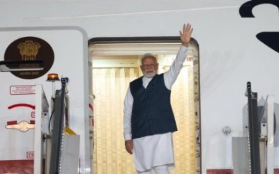 Prime Minister Narendra Modi emplanes for Tokyo, Japan the first destination of his two nation visit to Japan and China.