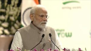 Prime Minister Narendra Modi on Thursday at MS Swaminathan memorial event!
