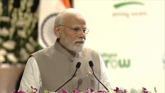 Prime Minister Narendra Modi on Thursday at MS Swaminathan memorial event!