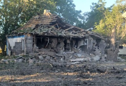 Russian strike on Dnipropetrovsk region.