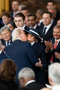US President Donald Trump at his inauguration!