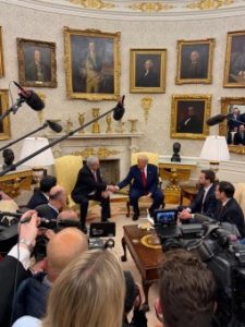 US President Donald Trump hosts heads of states with full media crew in attendance!