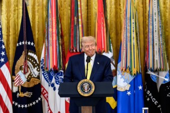 US President Donald Trump on Purple Day at Oval Office!
