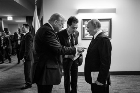US President Donald Trump speaking to Russia's President Vladimir Putin!