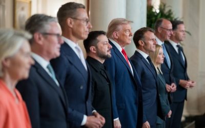 US President with European leaders at the Oval Office!