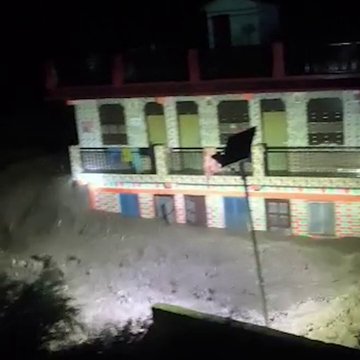 Chamoli cloudburst in Nandnagar !