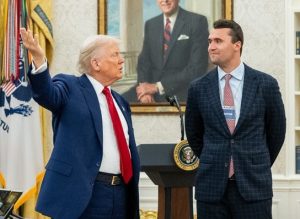 Charlie Kirk with US President Donald Trump!
