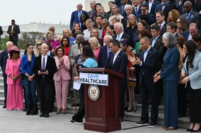 Democrats protests US Federal shutdown