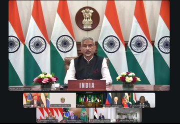 EAM S Jaishankar at the virtual BRICS Summit!