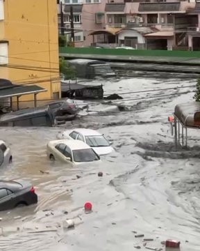 Flooding in Guangfu Township in Taiwan !